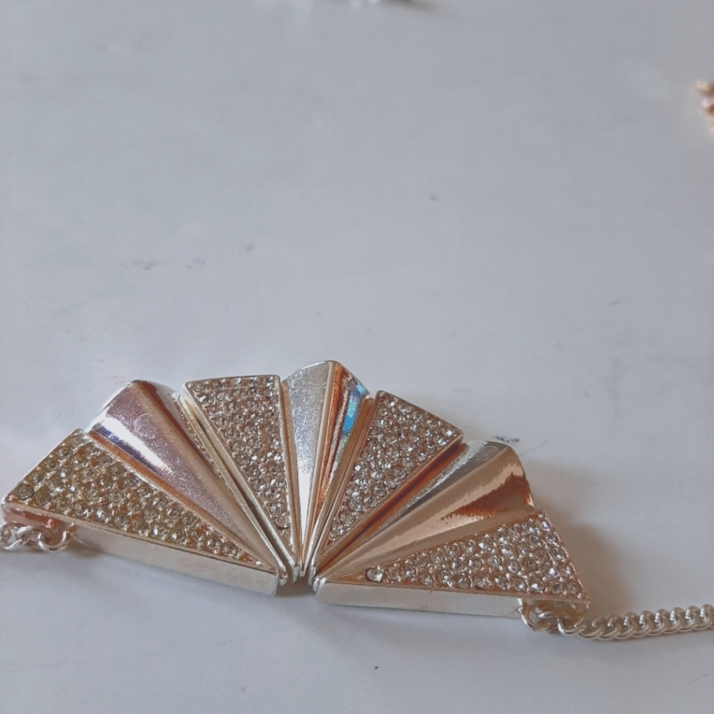 Rhinestone Statement  Necklace
